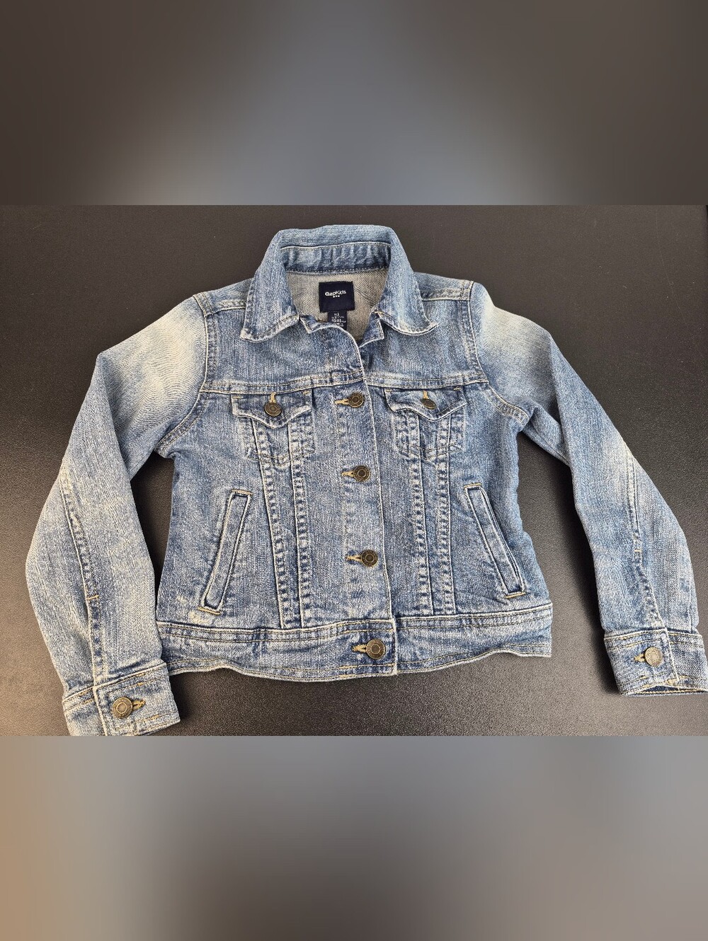 GAP Kids Blue Washed Denim Jacket